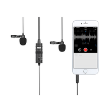 BOYA | BY-M1DM Dual Omni-Directional Lavalier Mic | MOTPIAS000026