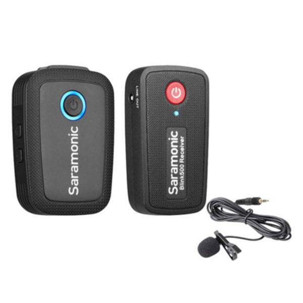 SARAMONIC | Blink 500 B1 & B2 Ultracompact 2.4GHz Dual-Channel Wireless Microphone System TX+RX | MOTPIAS000063