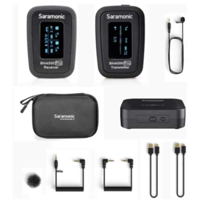 SARAMONIC | Blink 500 Pro B1 2.4G Dual channel wireless microphone Pro verision (TX+RX) | MOTPIAS000069