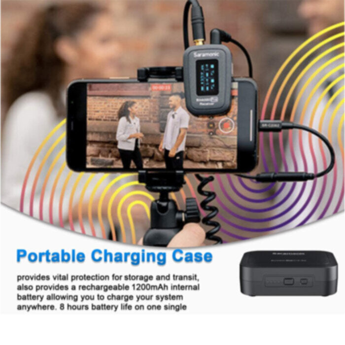 SARAMONIC | Blink 500 Pro B1 2.4G Dual channel wireless microphone Pro verision (TX+RX) | MOTPIAS000069