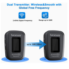 SARAMONIC | Blink 500 Pro B1 2.4G Dual channel wireless microphone Pro verision (TX+RX) | MOTPIAS000069