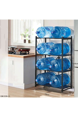 Movable Steel 4-Tier Rack With Large Capacity Black | 539 11