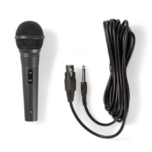 NEDIS | Wired Microphone  -72 dB +/-3 dB Sensitivity, 80 Hz - 14 kHz, 5.0 m | MPWD40BK