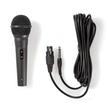 NEDIS | Wired Microphone  -72 dB +/-3 dB Sensitivity, 80 Hz - 14 kHz, 5.0 m | MPWD40BK