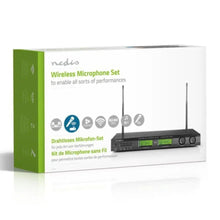 NEDIS | Wireless Microphone Set | 16-Channel | 2 Microphones Included | MPWL621BK