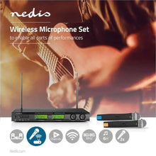 NEDIS | Wireless Microphone Set | 16-Channel | 2 Microphones Included | MPWL621BK