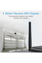 MEROSS | Smart Wi-Fi Garage Door Opener Support 3 Garage Doors | MSG200HK