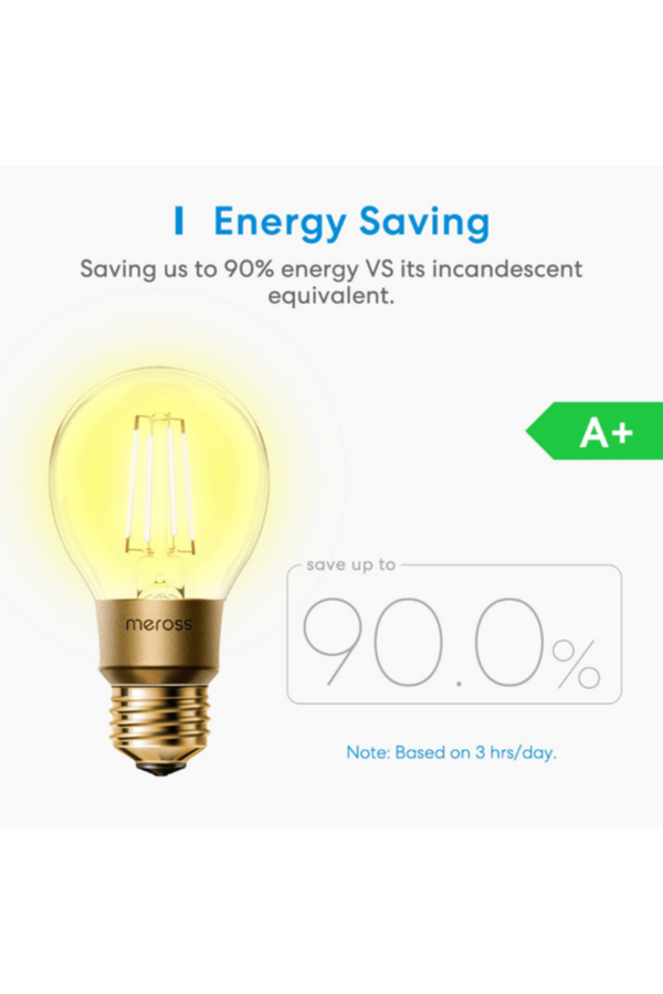 MEROSS | Smart Wi-Fi Led Bulb Dimmer (2 Pack) | MSL100HK