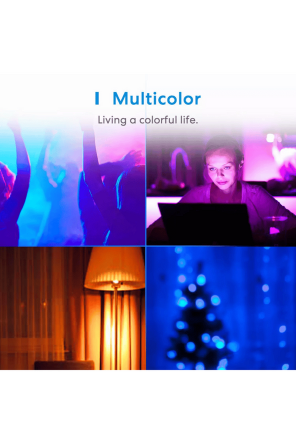 MEROSS | Smart Wi-Fi Led Bulb With RGBW E27 (1 Pack) | MSL120HK