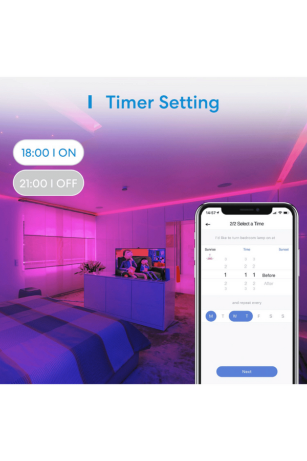 MEROSS | Smart Wi-Fi Led Strip With RGBWW (5 Meter) | MSL320CPHK