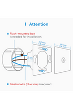 MEROSS | Smart Wi-Fi 2-Way Wall Switch Touch | MSS550XHK