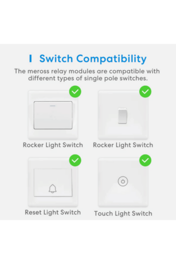 MEROSS | Smart Wi-Fi In-Wall Switch | MSS810HK