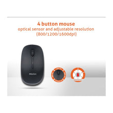 MEETION | 2.4G Wireless Optical Mouse 4 Buttons (Portable - Great for Laptops) | MT-R547