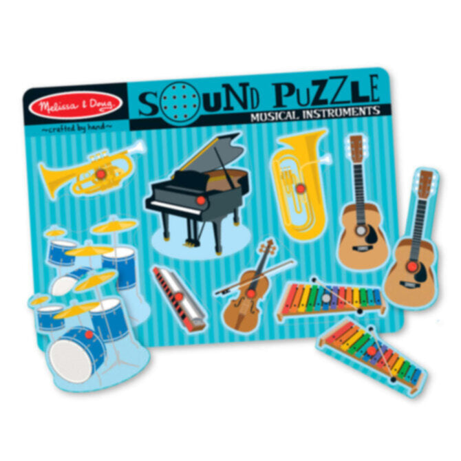 MELISSA & DOUG | Musical Instruments Sound Puzzle | 46000732