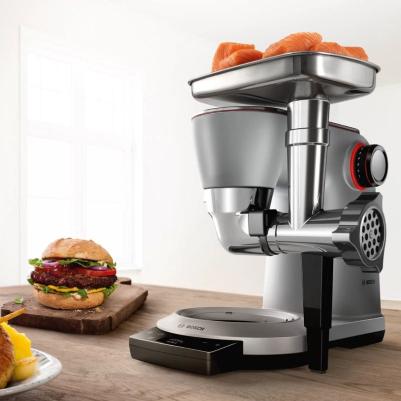 BOSCH | Meat Mincer Accessory Set | 3 Discs, Kebbe & Sausage Attachment | MUZ9HA1