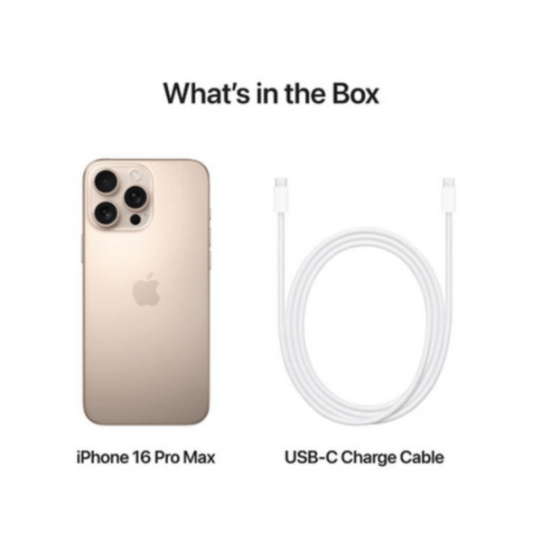APPLE | iPhone 16 Pro Max 1TB Desert Titanium | MYWT3AE/A