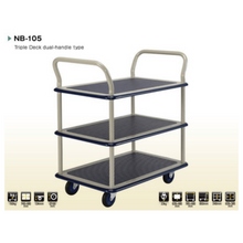 PRESTER | 3 Shelve 150kg Trolley Dual Handle Type | NB-105-4