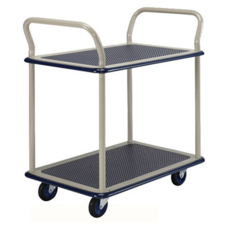PRESTER | 2 Shelve 150kg Trolley Dual Handle Type | NB-104-4
