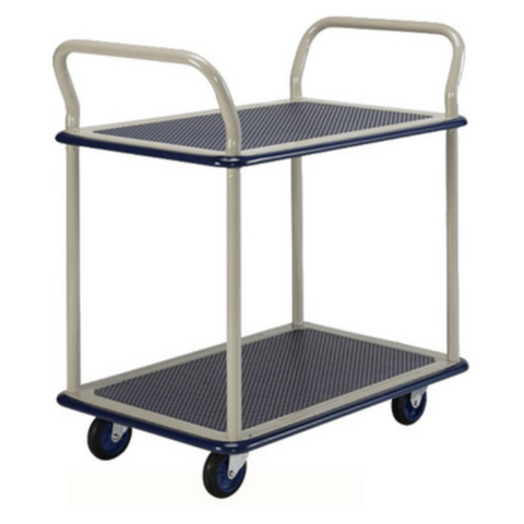 PRESTER | 2 Shelve 150kg Trolley Dual Handle Type | NB-104-4