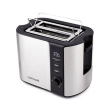 NUTRICOOK | 2-Slice Stainless Steel LED Digital Toaster 800W | NC-T102S