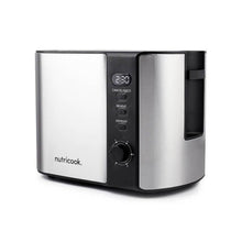 NUTRICOOK | 2-Slice Stainless Steel LED Digital Toaster 800W | NC-T102S