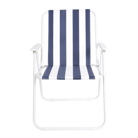 NOMAD | Outdoor Camping Flat Chair White/Black | ND-CC-0212