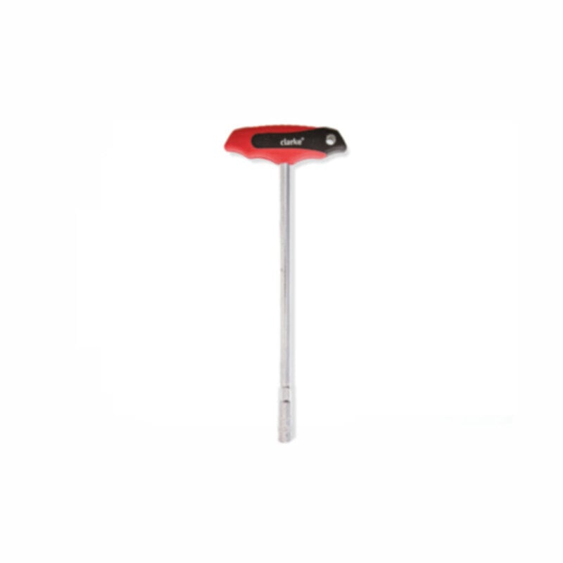CLARKE | Nut Driver T Handle 6mm Red/Black Handle Chrome Plated | NDT6C