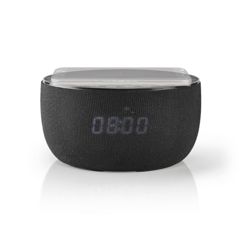 NEDIS | Bluetooth Speaker with Wireless Charing & Alarm Clock | SPBT4000BK
