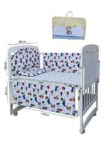 Newborn Crib Bedding Set White | 293 6