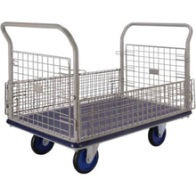 PRESTAR | Platform Trolley Mesh Side-Net Type (Fold Down Long Sides) 500kg | NG407-8