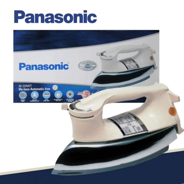 PANASONIC | Heavy Weight Dry Iron 1000W White | NI 22AWTH