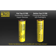 NITECORE | 5000mAh Rechargeable 21700 Battery | NL2150