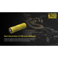 NITECORE | 5000mAh Rechargeable 21700 Battery | NL2150