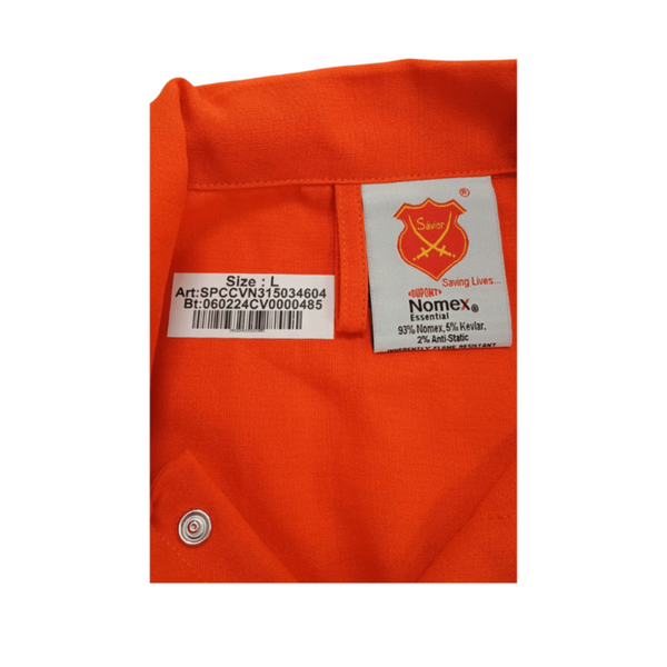 SAVIOR | 150GSM Dupont  Nomex IIIA Coverall Orange