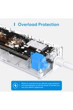 MEROSS | Smart Wi-Fi Surge Protector 4 Ac + 4 Usb Ports | NY425FHK