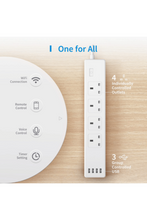 MEROSS | Smart Wi-Fi Surge Protector 4 Ac + 4 Usb Ports | NY425FHK