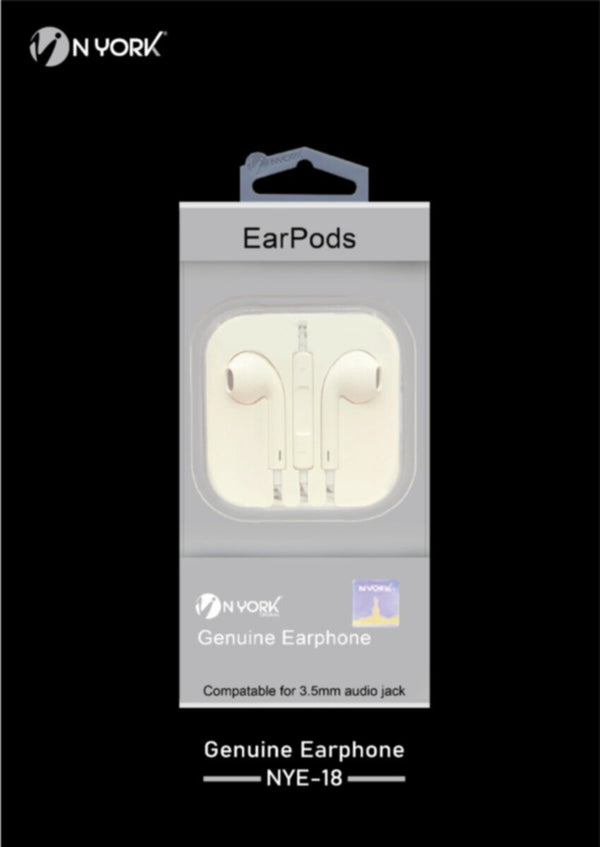 NYORK | Stereo Earphone 3.5Mm Jack | NYE-18