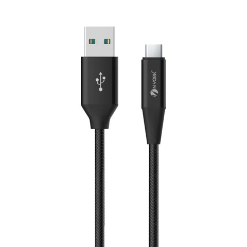 NYORK | Nylon Braided USB Type-C Cable 2Mtr | NYU-457