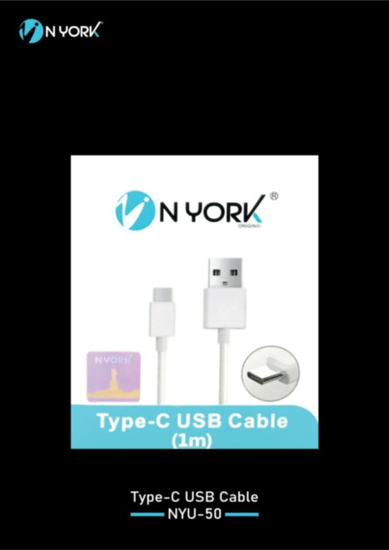 NYORK | Type-C USB Cable 1m | NYU-50