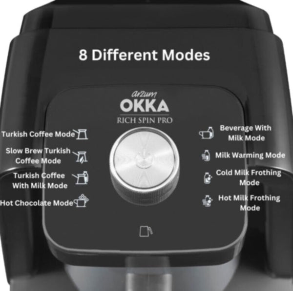 ARZUM OKKA | OK0026 Rich Spin Proturkish Coffee Machine Copper 1-5 Cups | AZM103HHL00128