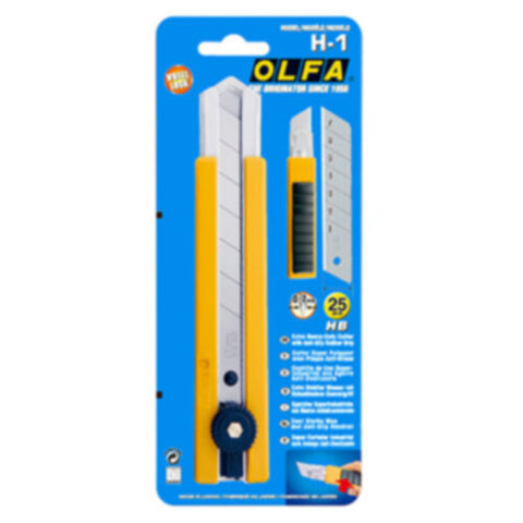OLFA | Extra Heavy Duty Cutter H-1 Anti Slip Grip | OL-H-1