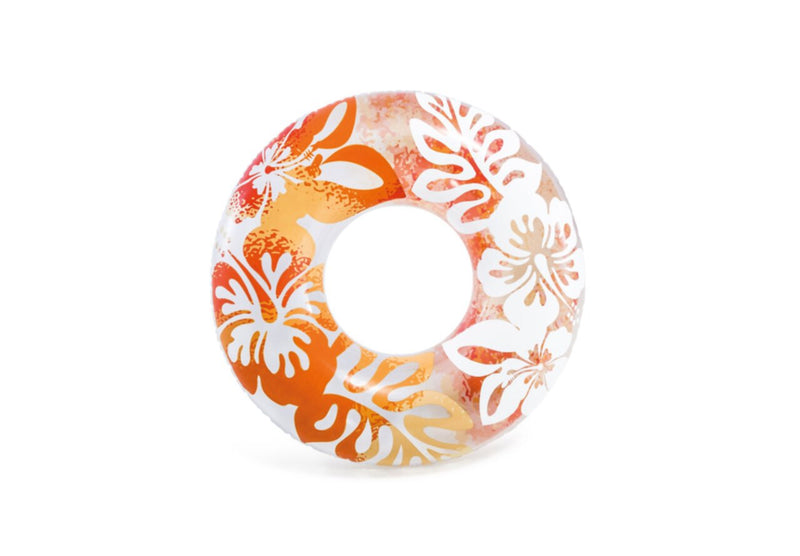 INTEX | Clear Tropical Color Inflatable Pool Swim Tubes - Assorted Colors | 42159251