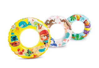 INTEX | Transparent Inflatable Swim Rings - Assorted Colors | 42159242
