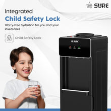 SURE | 3 Tap Top Loading Water Dispenser with SS Cabinet | OUDIS-B5