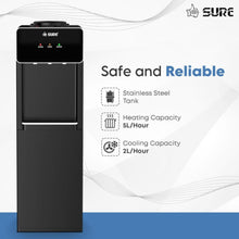 SURE | 3 Tap Top Loading Water Dispenser with SS Cabinet | OUDIS-B5