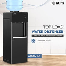 SURE | 3 Tap Top Loading Water Dispenser Small Size | OUDIS â€“ B3