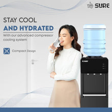 SURE | 3 Tap Top Loading Water Dispenser Small Size | OUDIS â€“ B3