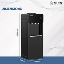 SURE | 3 Tap Top Loading Water Dispenser Small Size | OUDIS â€“ B3