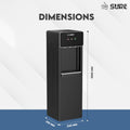 SURE | 3 Tap Bottom Loading Water Dispenser 5Ltrs Black | OUDIS â€“ B7