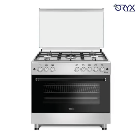 ORYX | Free Standing Cooker 90x60cm 5 Gas Burners | OXCGF 90SY LRE